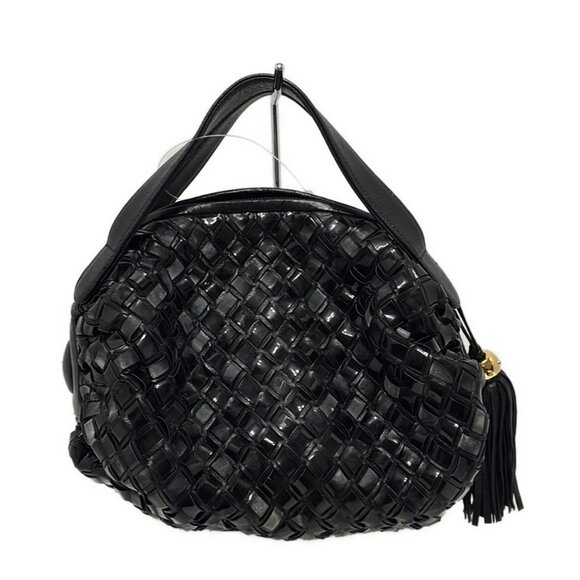 Auth BALLY - Black Leather Patent Leather (Synthetic Leather) Handbag - Picture 3 of 14